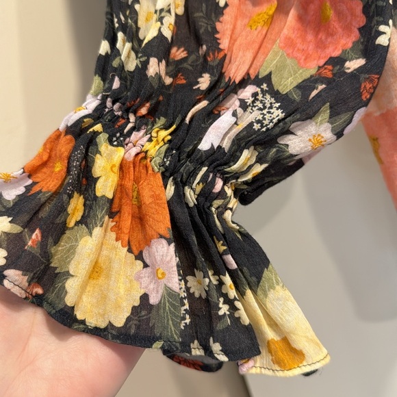 Spell & The Gypsy Sangria Floral Blouse - Picture 5 of 7